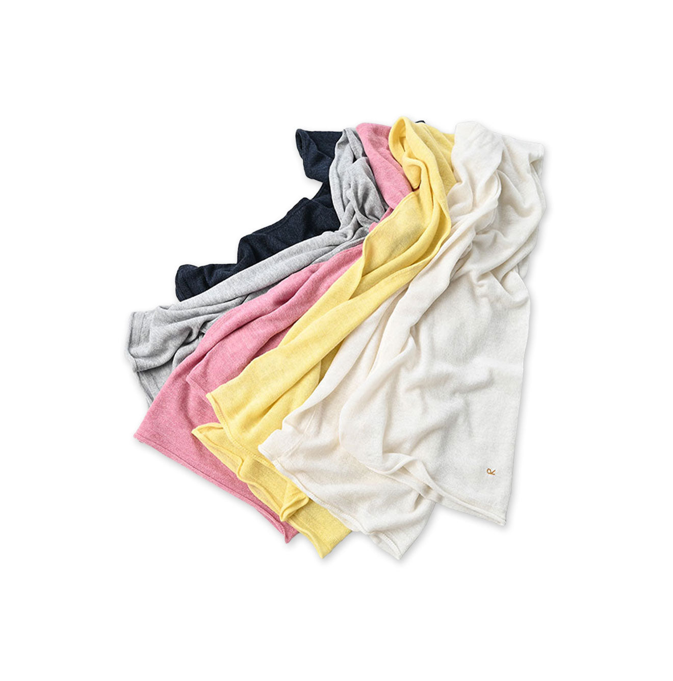 Plant Dyed Cashmere Super Gauze Muffler – 45R USA