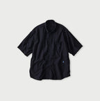 Weft Satin  Ocean Short Sleeve Shirt MEN