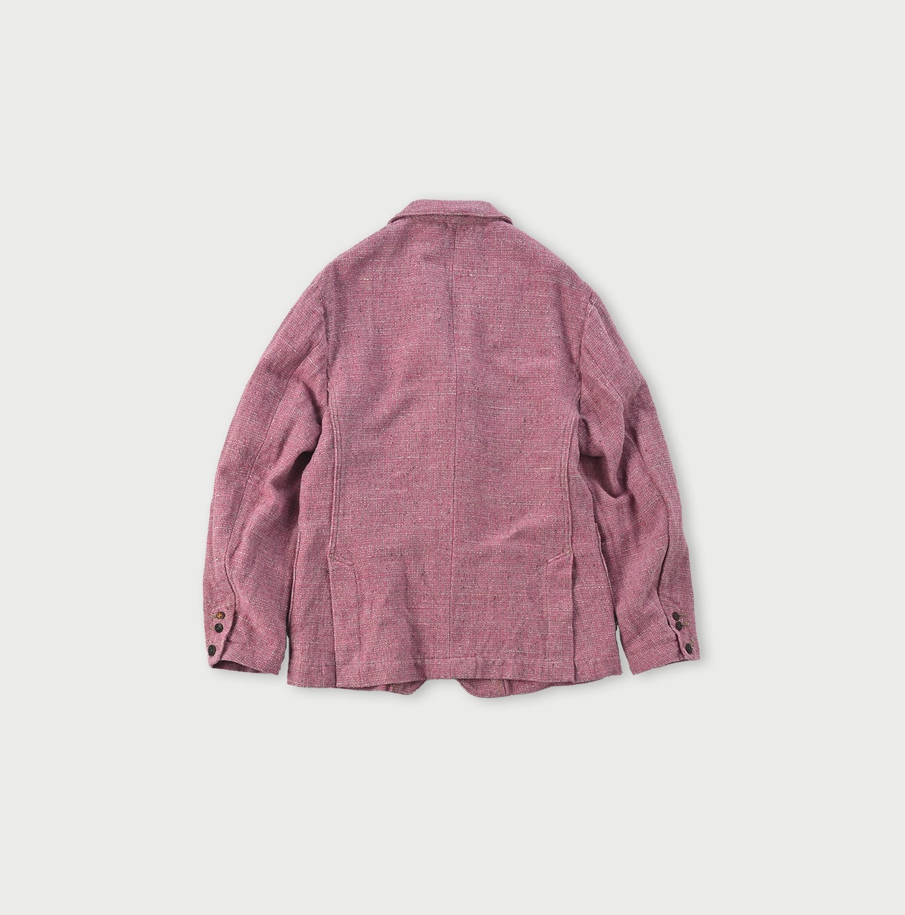 Cotton Linen Tweed Tyrol Jacket Back