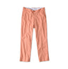 Cotton Linen OX Stretch Crosby Slacks Orange Chambray