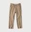 Cotton Linen OX Stretch Crosby Slacks Brown Chambray