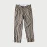 Cotton Linen OX Stretch Crosby Slacks Charcoal Chambray