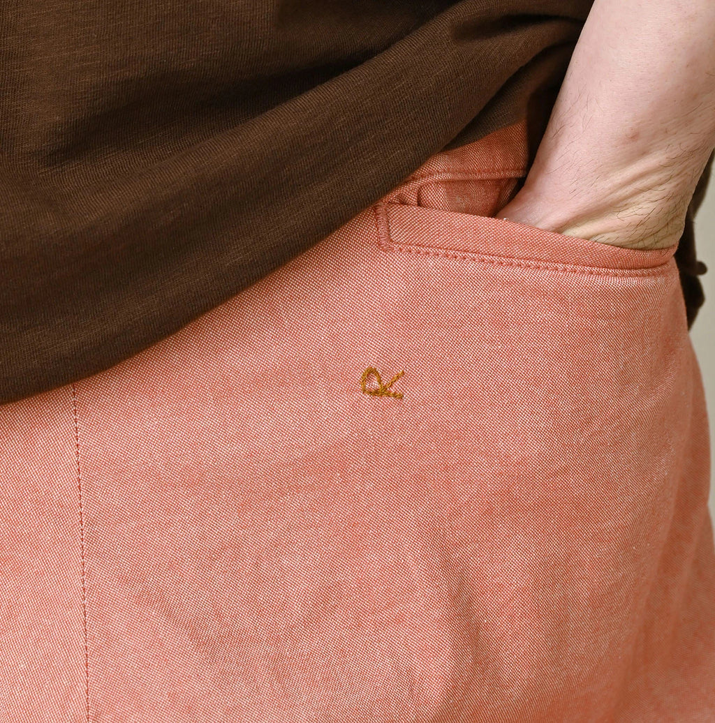 Cotton Linen OX Stretch Crosby Slacks