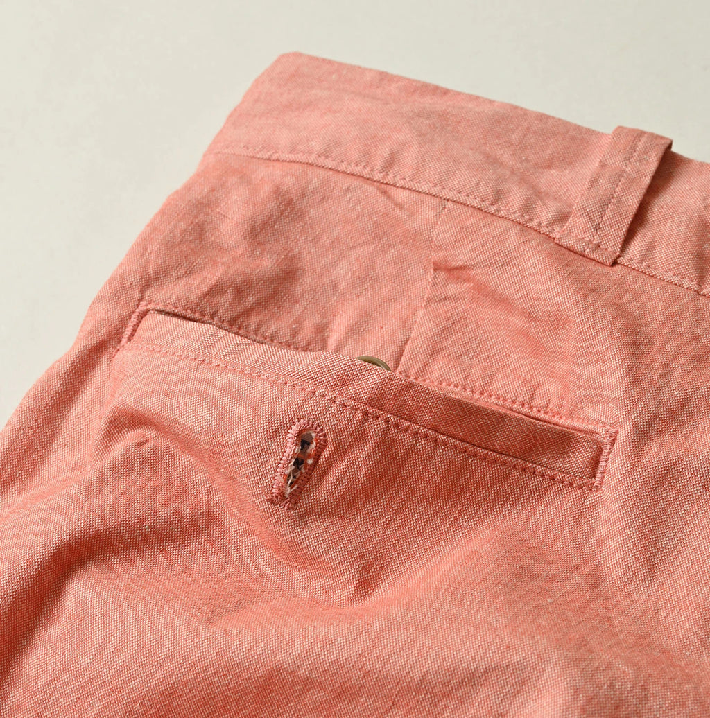 Cotton Linen OX Stretch Crosby Slacks