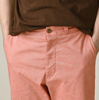 Cotton Linen OX Stretch Crosby Slacks