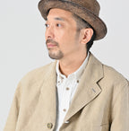 Linen Cloth Nîmes Jacket Detail