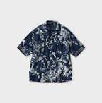 Indigo Hira Palampore Print LeiLei Shirt MEN