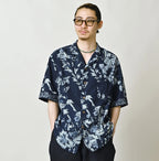 Indigo Hira Palampore Print LeiLei Shirt MEN