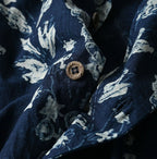 Indigo Hira Palampore Print LeiLei Shirt MEN