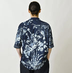 Indigo Hira Palampore Print LeiLei Shirt MEN