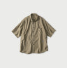 Weft Satin  Ocean Short Sleeve Shirt MEN