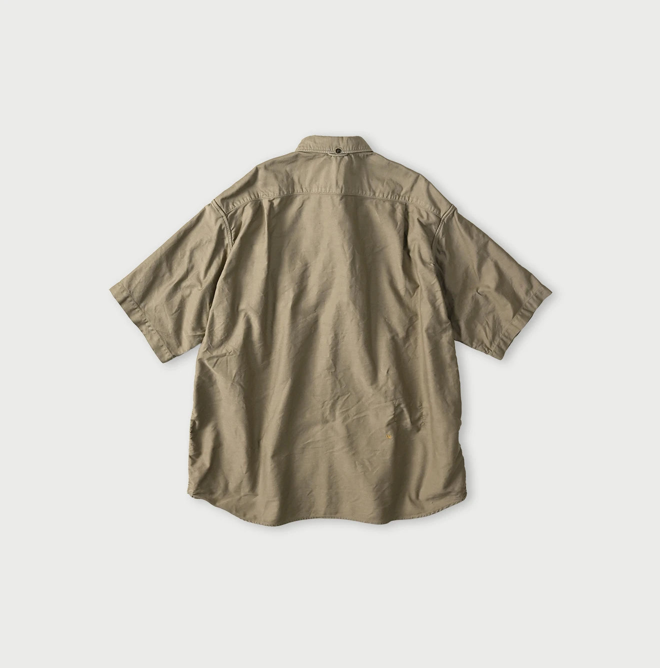 Weft Satin  Ocean Short Sleeve Shirt MEN