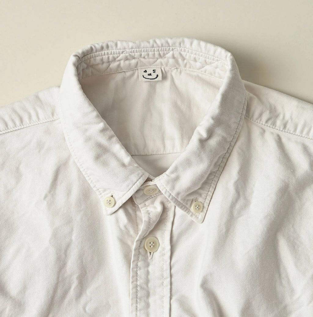 Weft Satin  Ocean Short Sleeve Shirt MEN