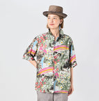 Irie Aloha Print LeiLei Shirt MEN Female Model