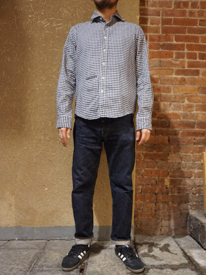 SA Indigo Usu Cotton Oxford Regular Shirt