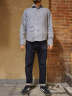 SA Indigo Usu Cotton Oxford Regular Shirt