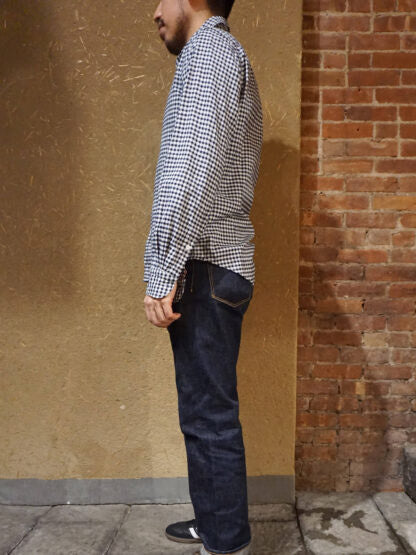 SA Indigo Usu Cotton Oxford Regular Shirt