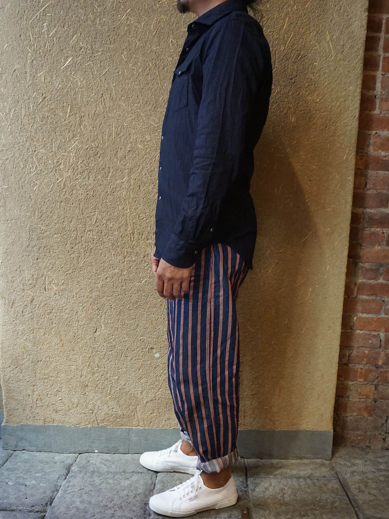 Indigo Zimba Cotton Eastern Shirt