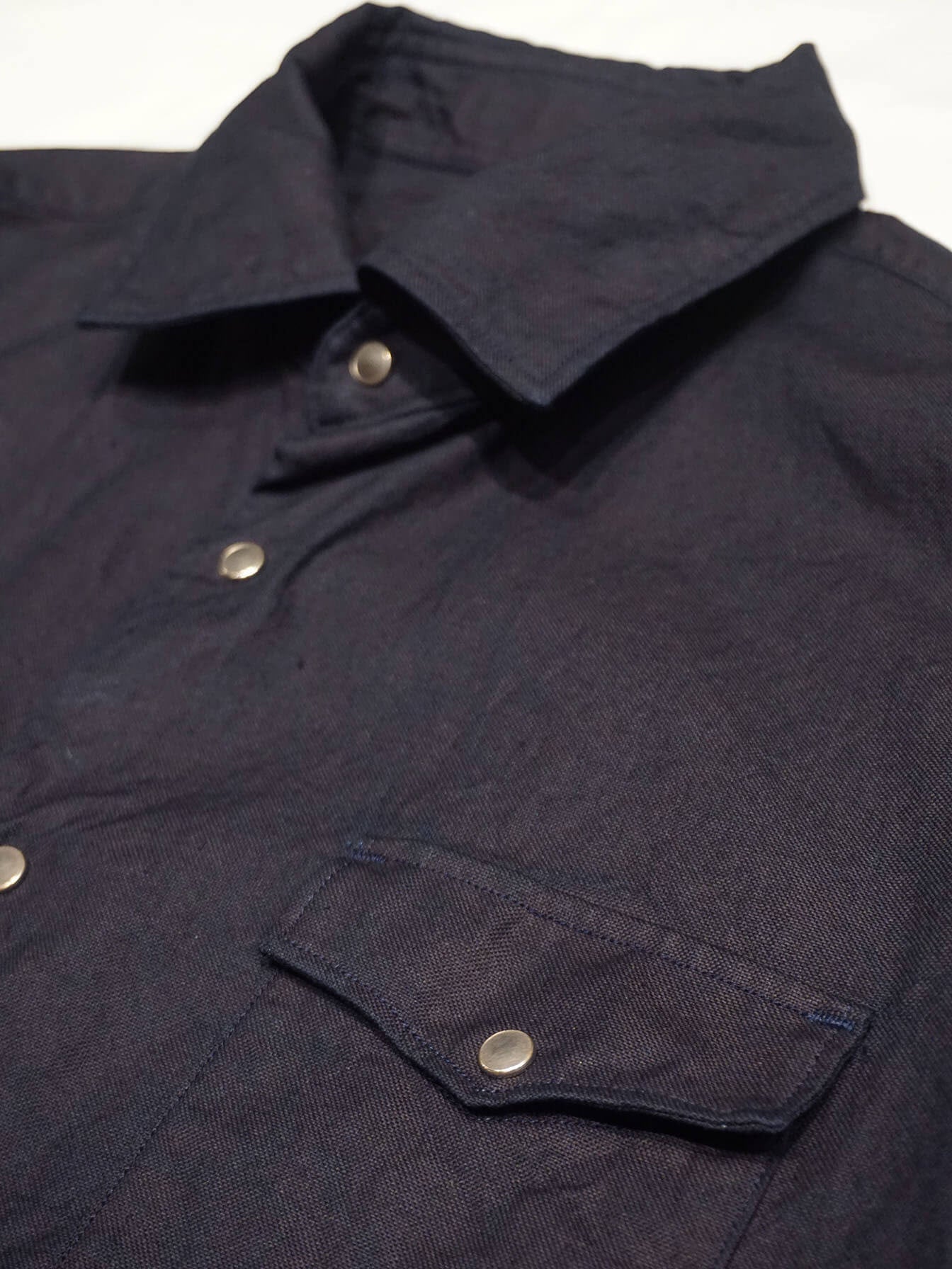 Indigo Zimba Cotton Eastern Shirt