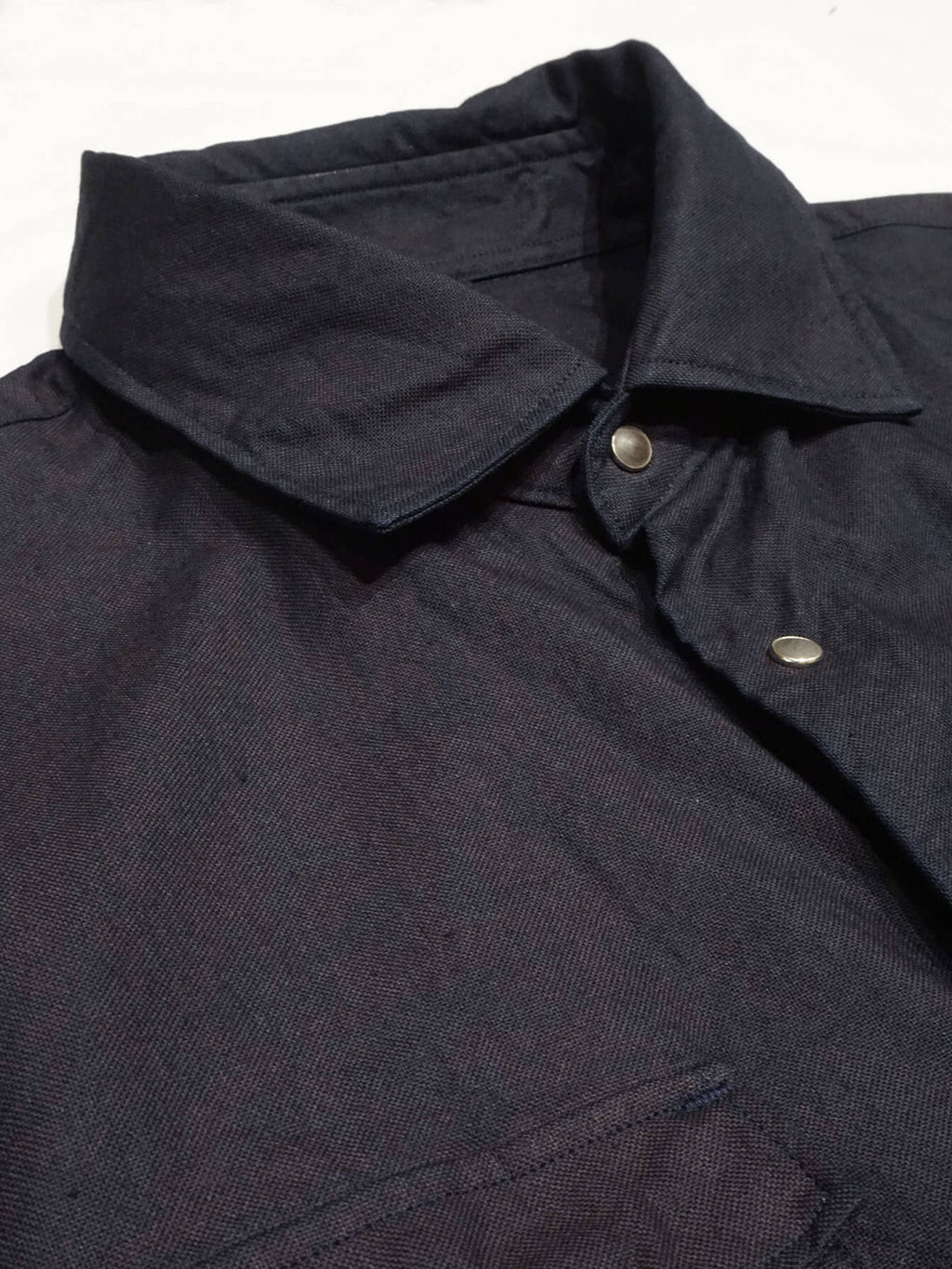 Indigo Zimba Cotton Eastern Shirt