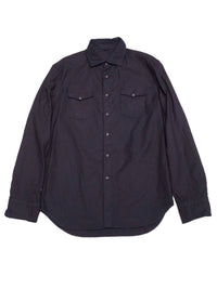 Indigo Zimba Cotton Eastern Shirt