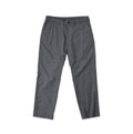 Combed Wool Easy Slacks MEN Gray Stripe