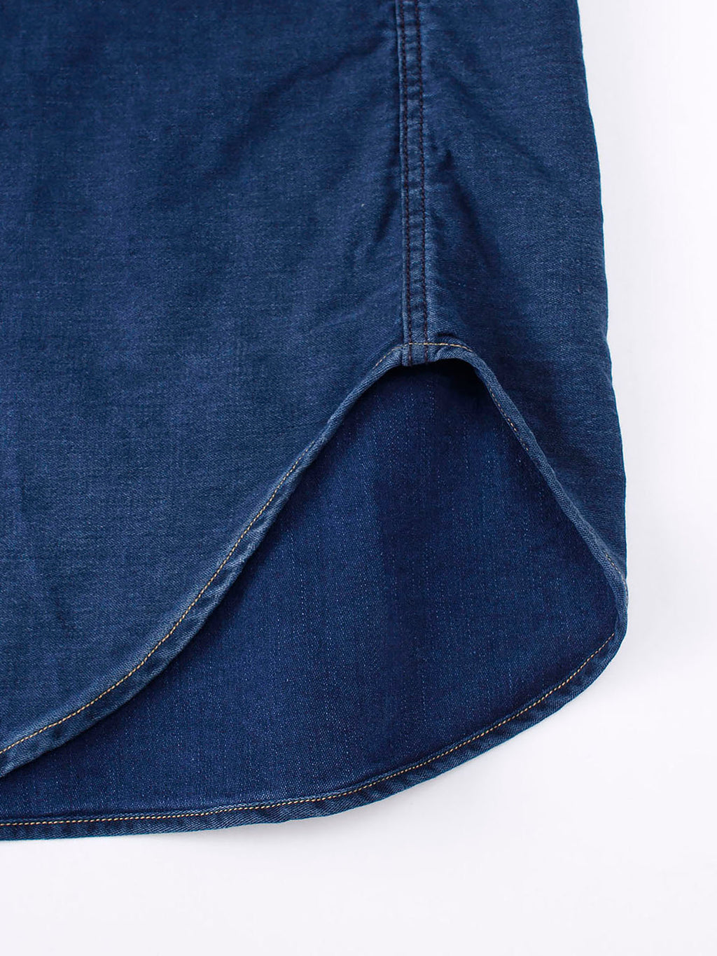 Ai Nando Awa Satin Cotton Eastern Shirt Distress
