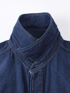 Ai Nando Awa Satin Cotton Eastern Shirt Distress