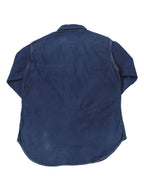 Ai Nando Awa Satin Cotton Eastern Shirt Distress