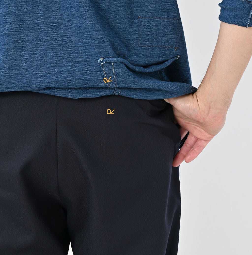 Wool Saxony Crosby Slacks MEN Male Model