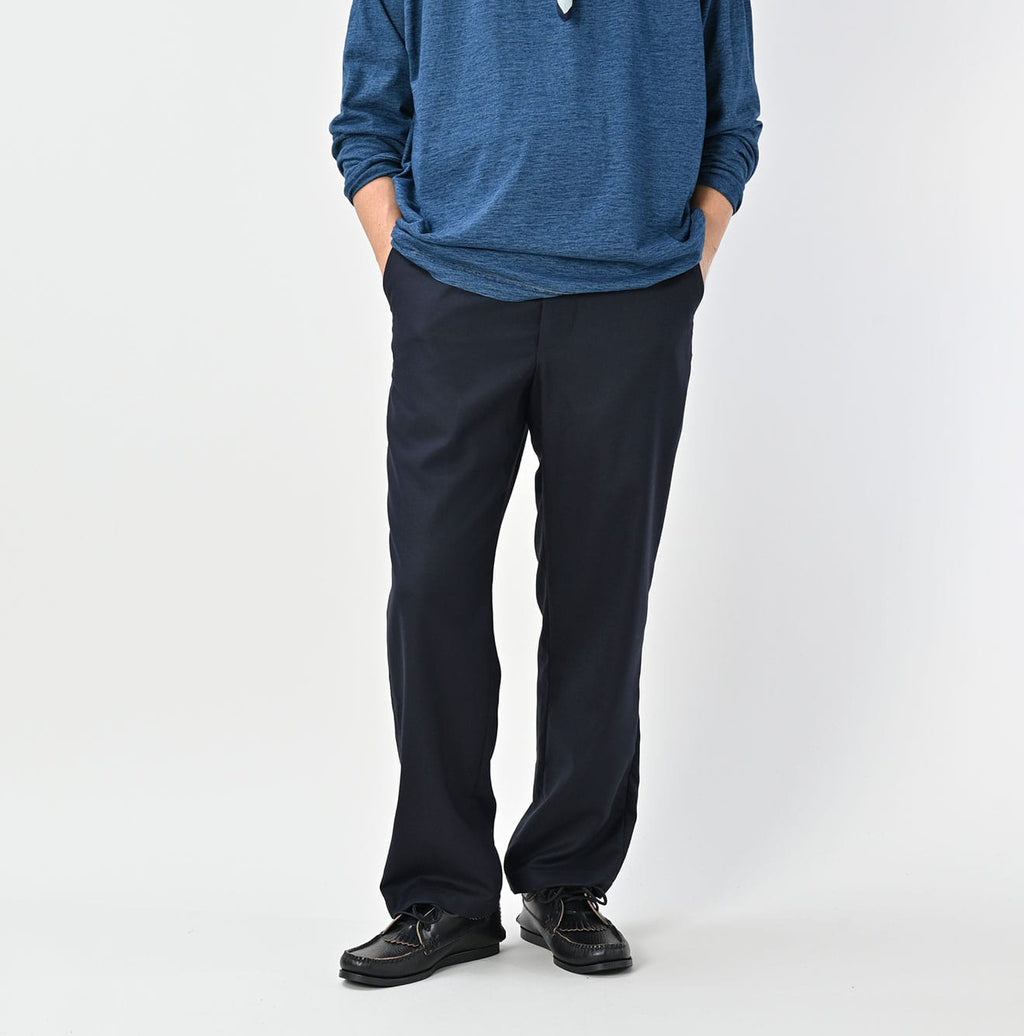 Wool Saxony Crosby Slacks MEN Male Model