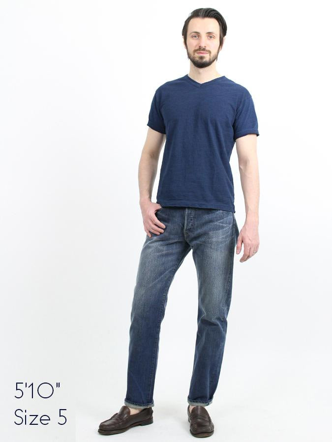 Aihiko Cotton 0815 Distress Denim Pants