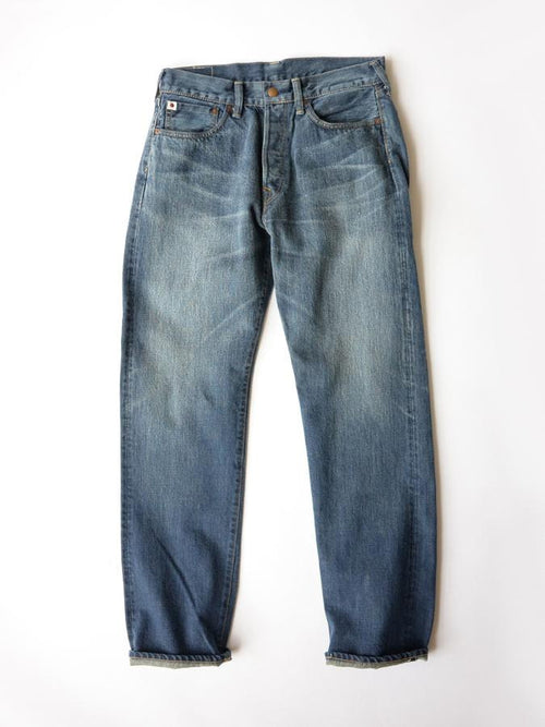 Aihiko 0815 Denim in Indigo Distress