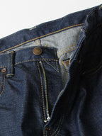 Indigo Cotton Kachin Hikohime One Wash Denim Pants