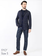 Indigo Cotton Kachin Hikohime One Wash Denim Pants