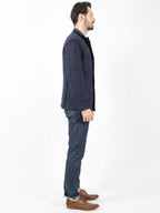 Indigo Cotton Kachin Hikohime One Wash Denim Pants