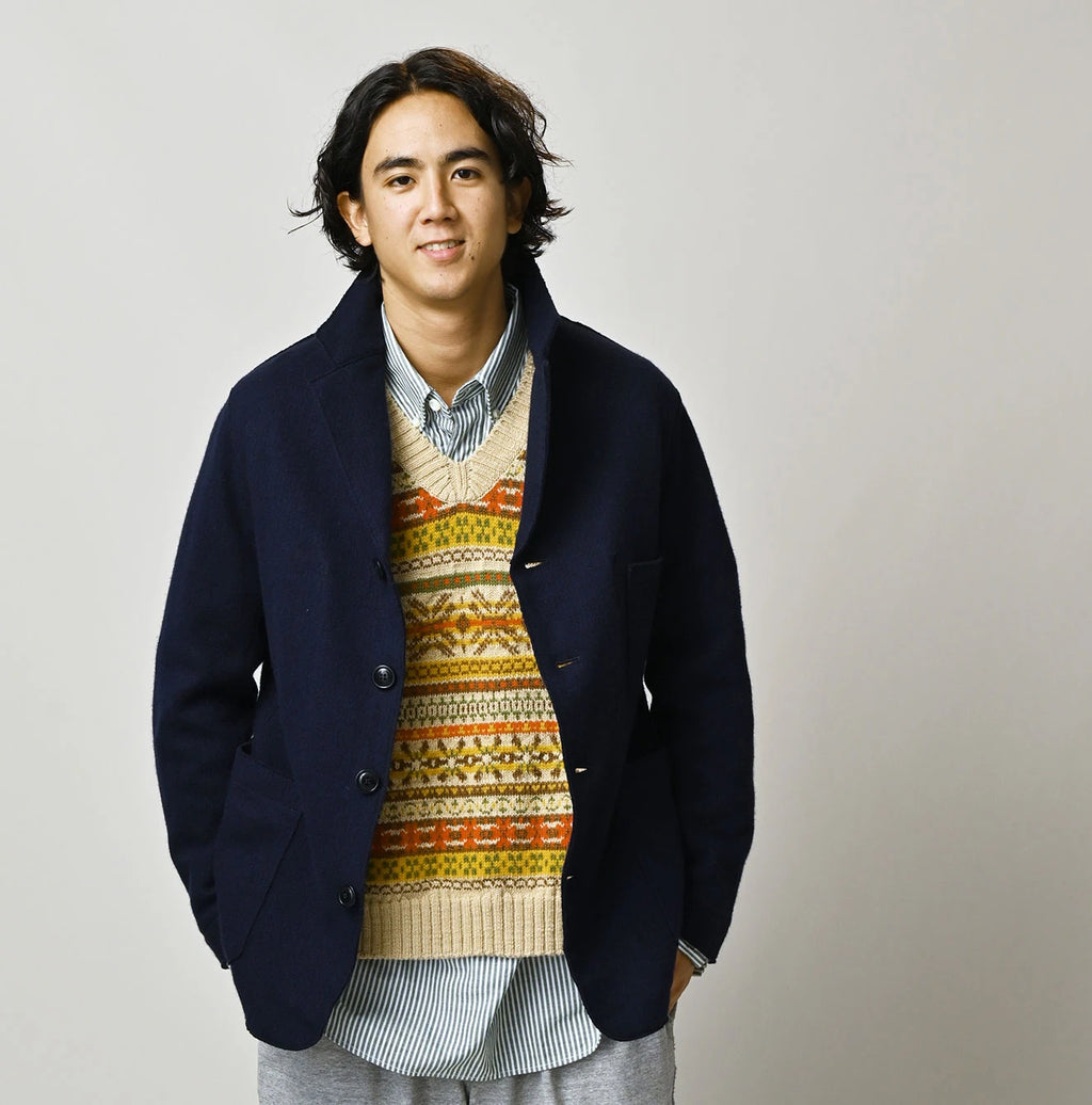 Jersey Melton Nîmes Jacket