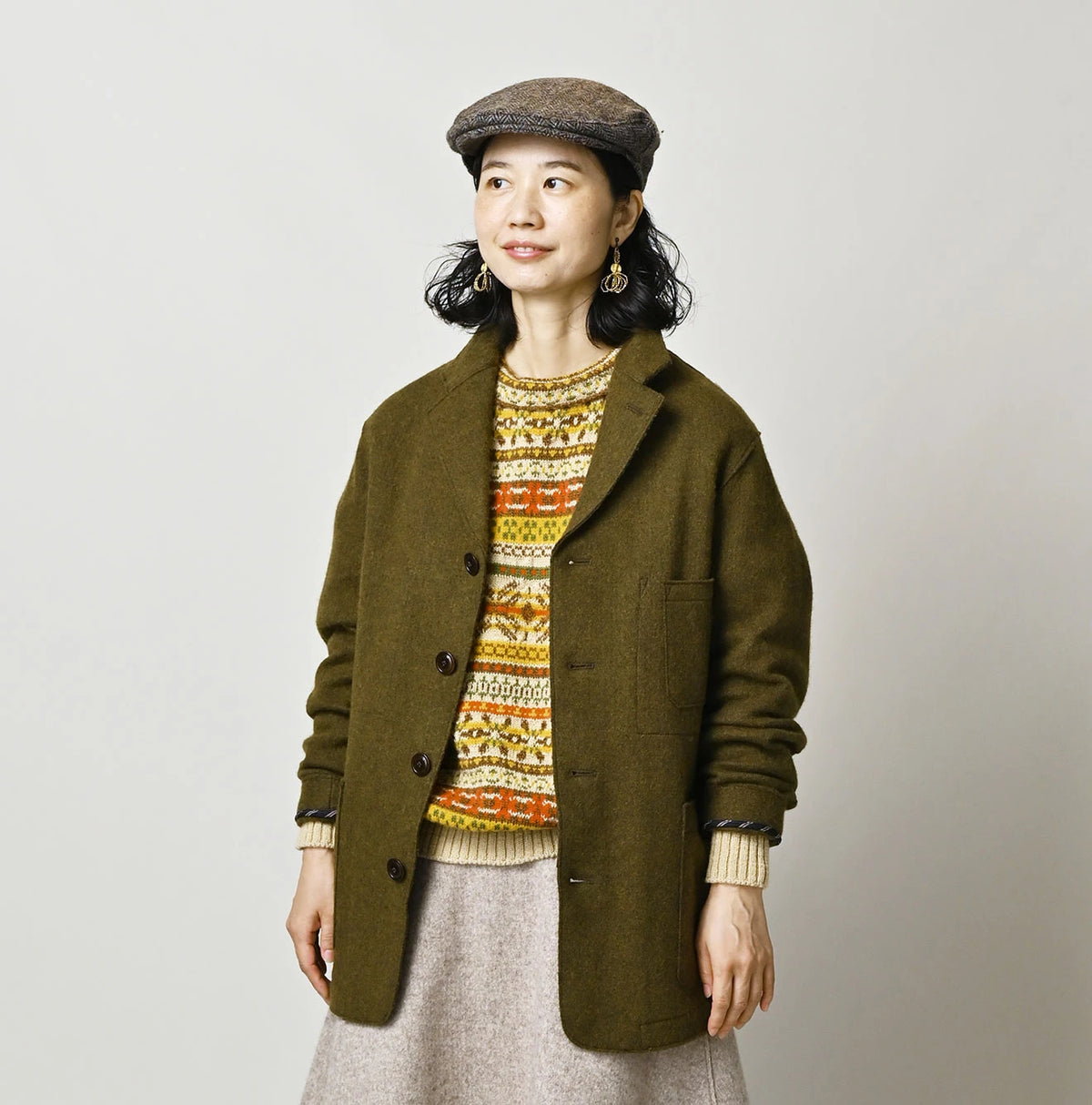 Jersey Melton Nîmes Jacket