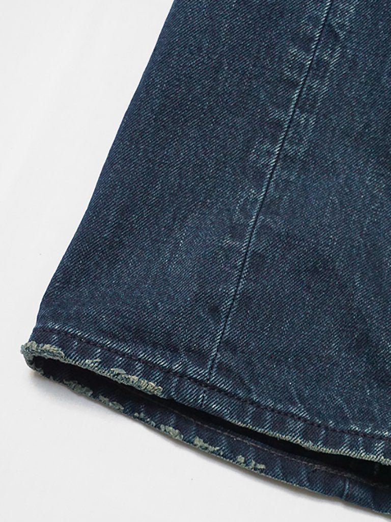 Okome Cotton Nando x Nando Front River Distressed Denim Pants
