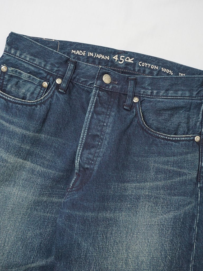 Okome Cotton Nando x Nando Front River Distressed Denim Pants