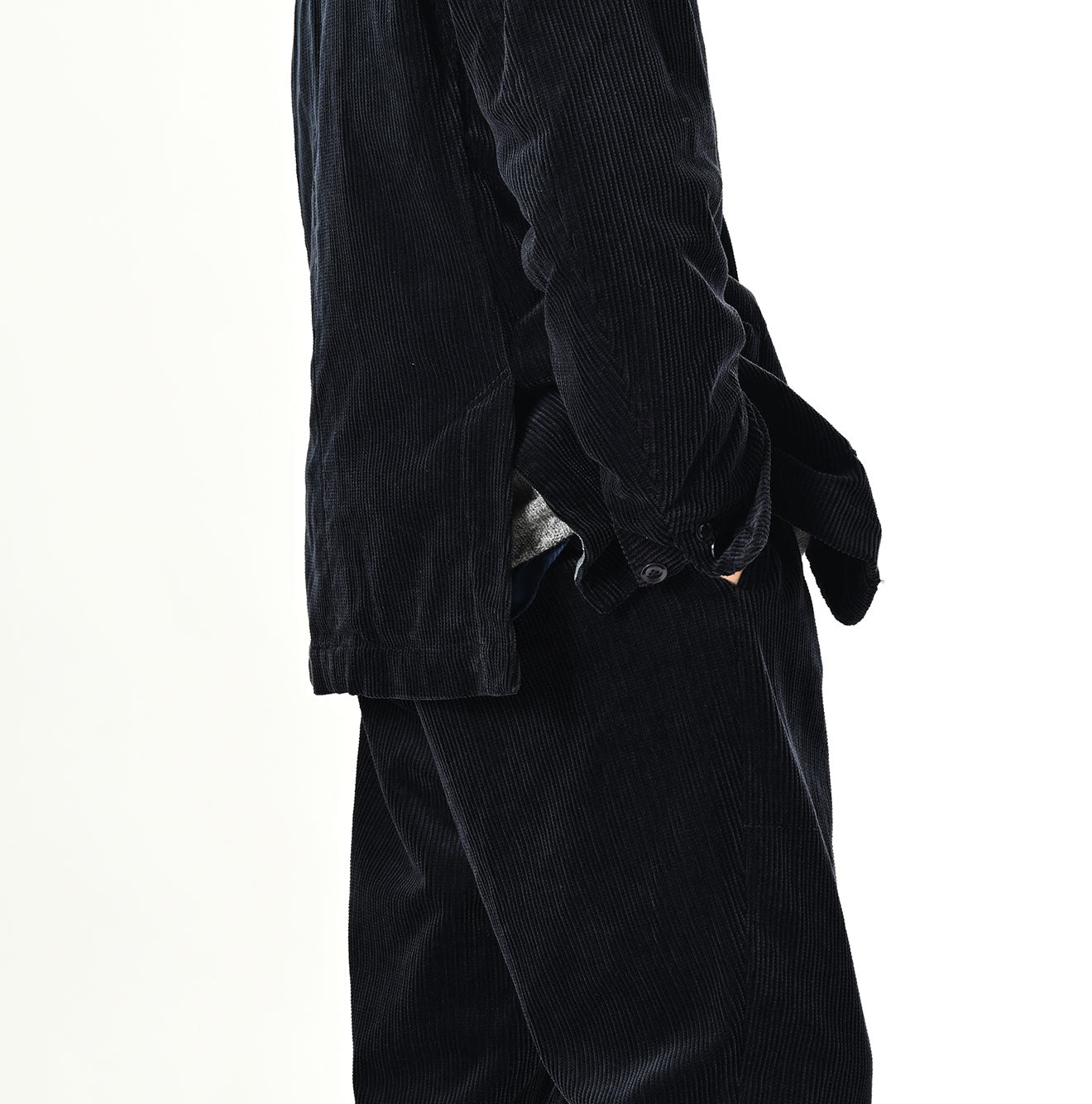 Selvedge Corduroy Miyuki Jacket Male Model