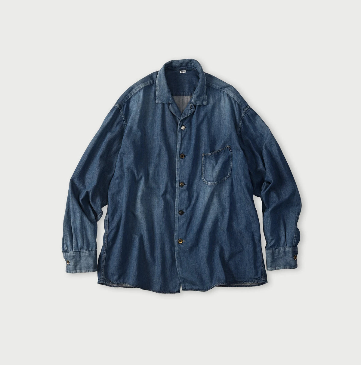 4.5 oz Shirt Denim Marshal Shirt Distressed
