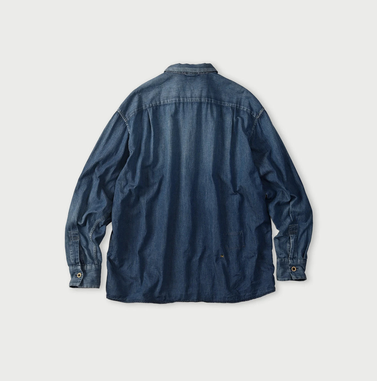 4.5 oz Shirt Denim Marshal Shirt Distressed