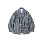 Ai Indian Linen Silk Tweed Notting Hill Jacket