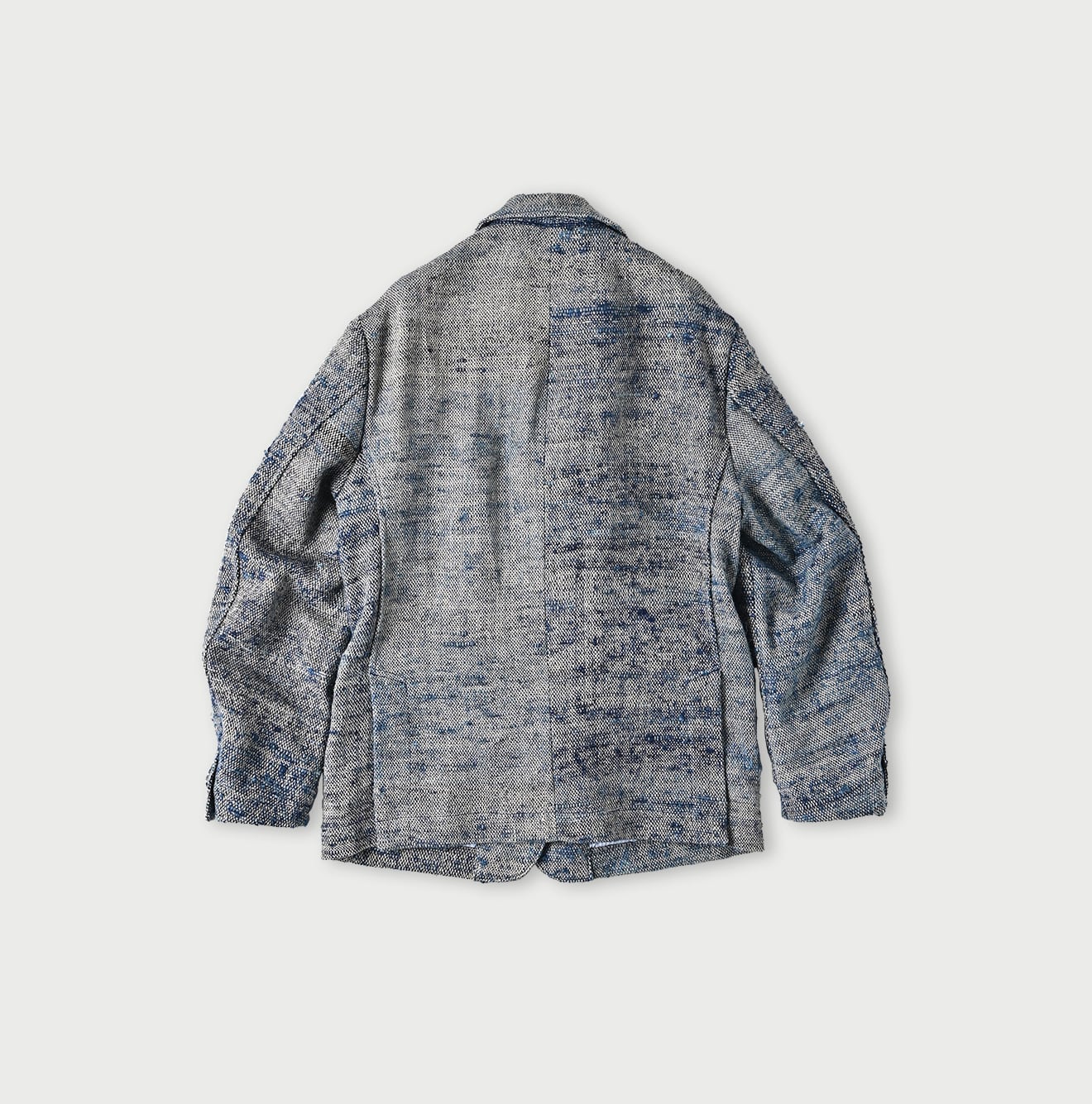Ai Indian Linen Silk Tweed Notting Hill Jacket Back