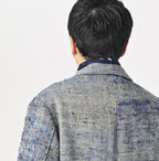 Ai Indian Linen Silk Tweed Notting Hill Jacket Detail