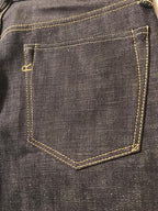 Aihiko 1216 Ai-Indigo One Wash Denim Cotton Pants