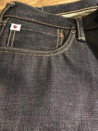Aihiko 1216 Ai-Indigo One Wash Denim Cotton Pants
