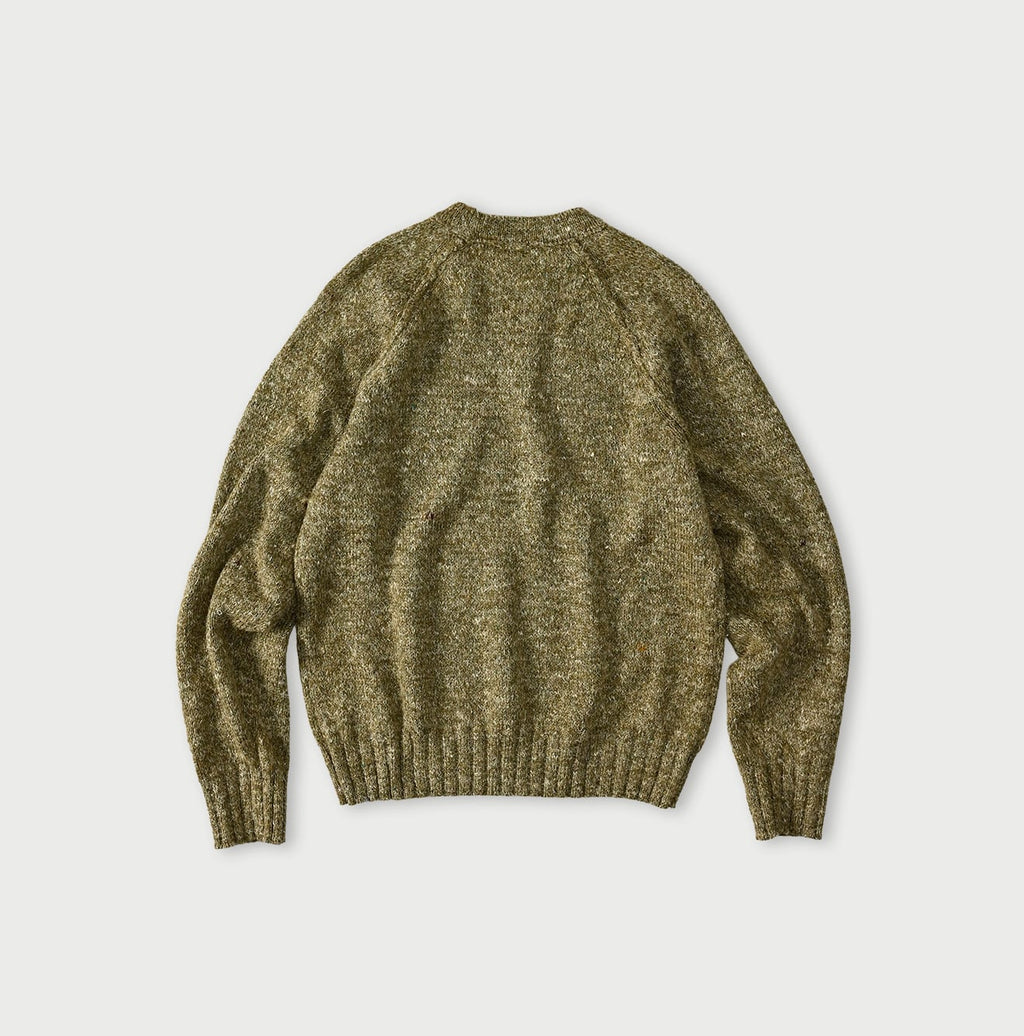 Cashmere Linen Raglan Sleeve Sweatshirt MEN Back