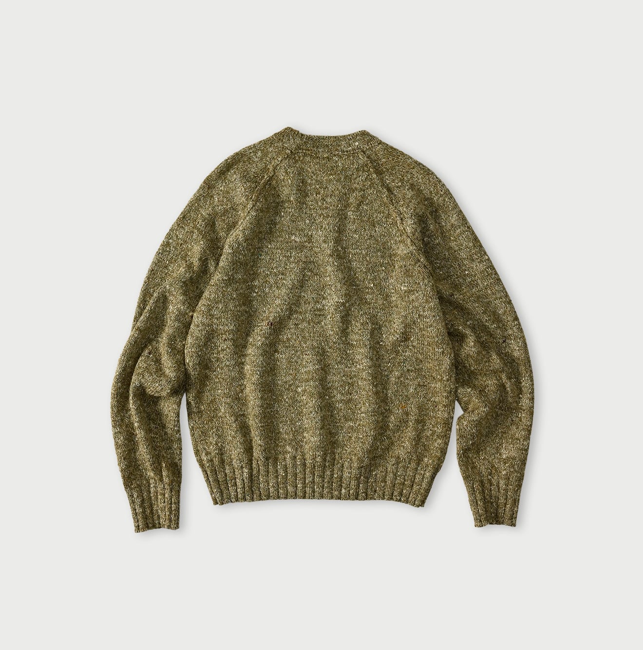 Cashmere Linen Raglan Sleeve Sweatshirt MEN Back